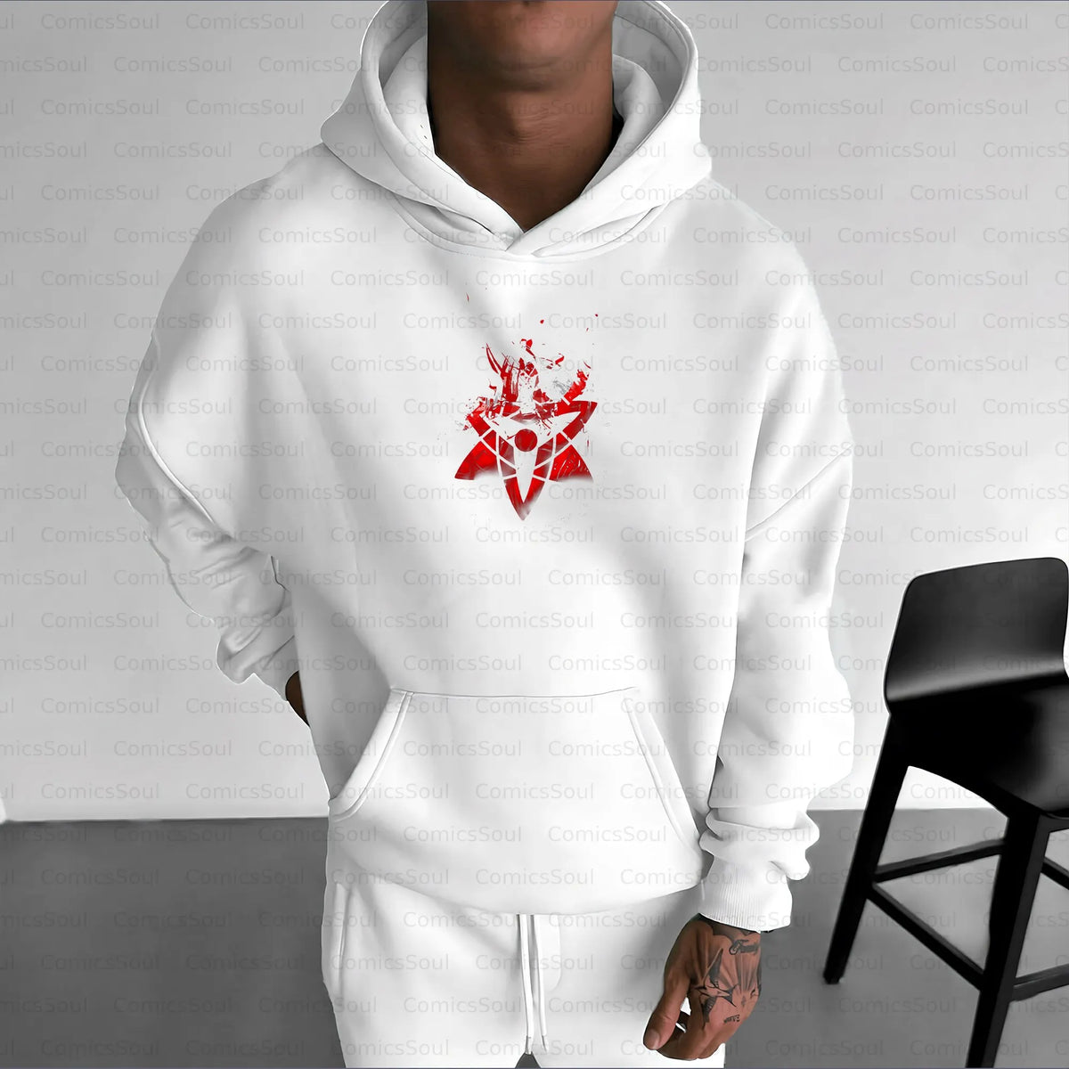 PKM-Unisex Graphic Streetwear Vintage Plush Hoodie