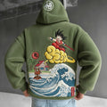 Dragon Ball Color Blocked Plush Hoodie