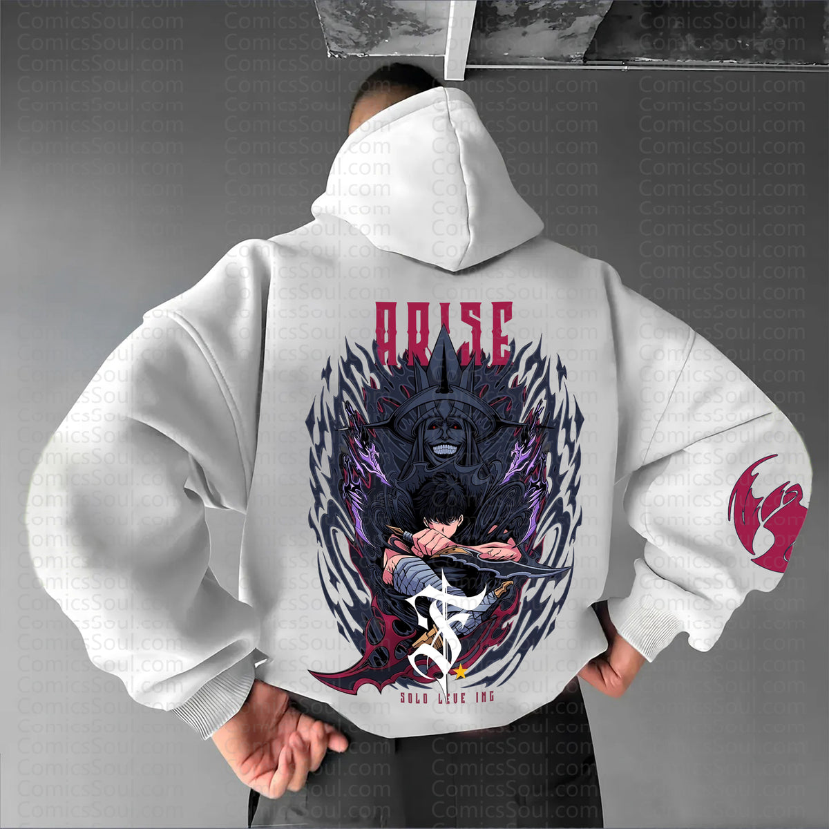 SL-Unisex Anime Graphic Streetwear Vintage Hoodie