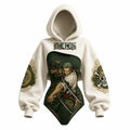 One Piece Women's Anime-Print Hooded Romper Set