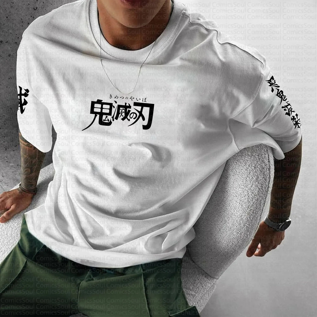 PKM-Unisex Anime Inspired Vintage T-Shirt