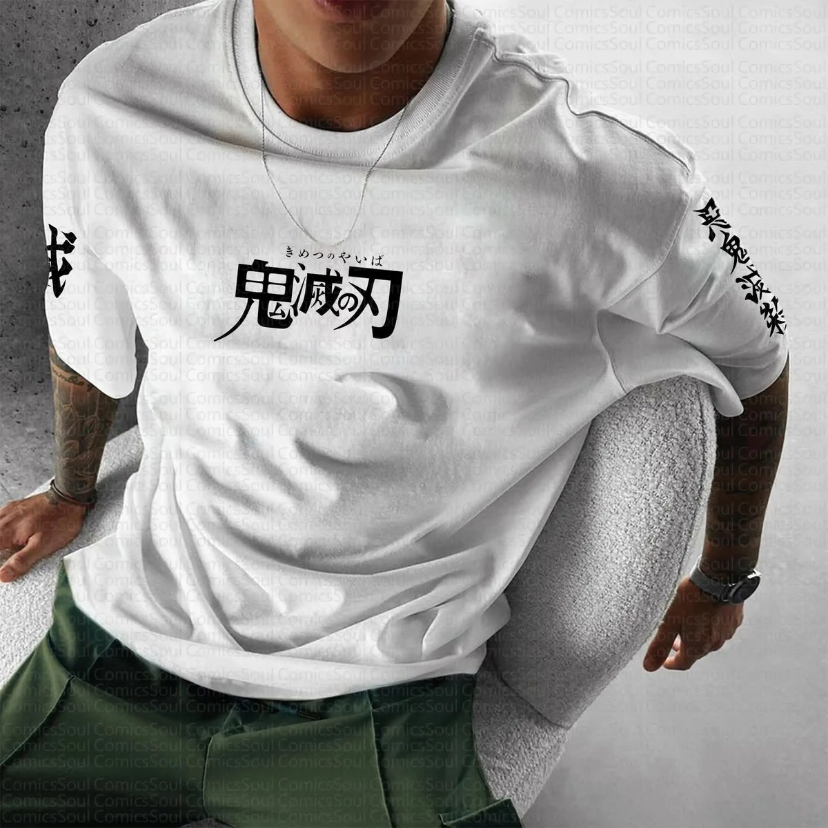 PKM-Unisex Anime Inspired Vintage T-Shirt
