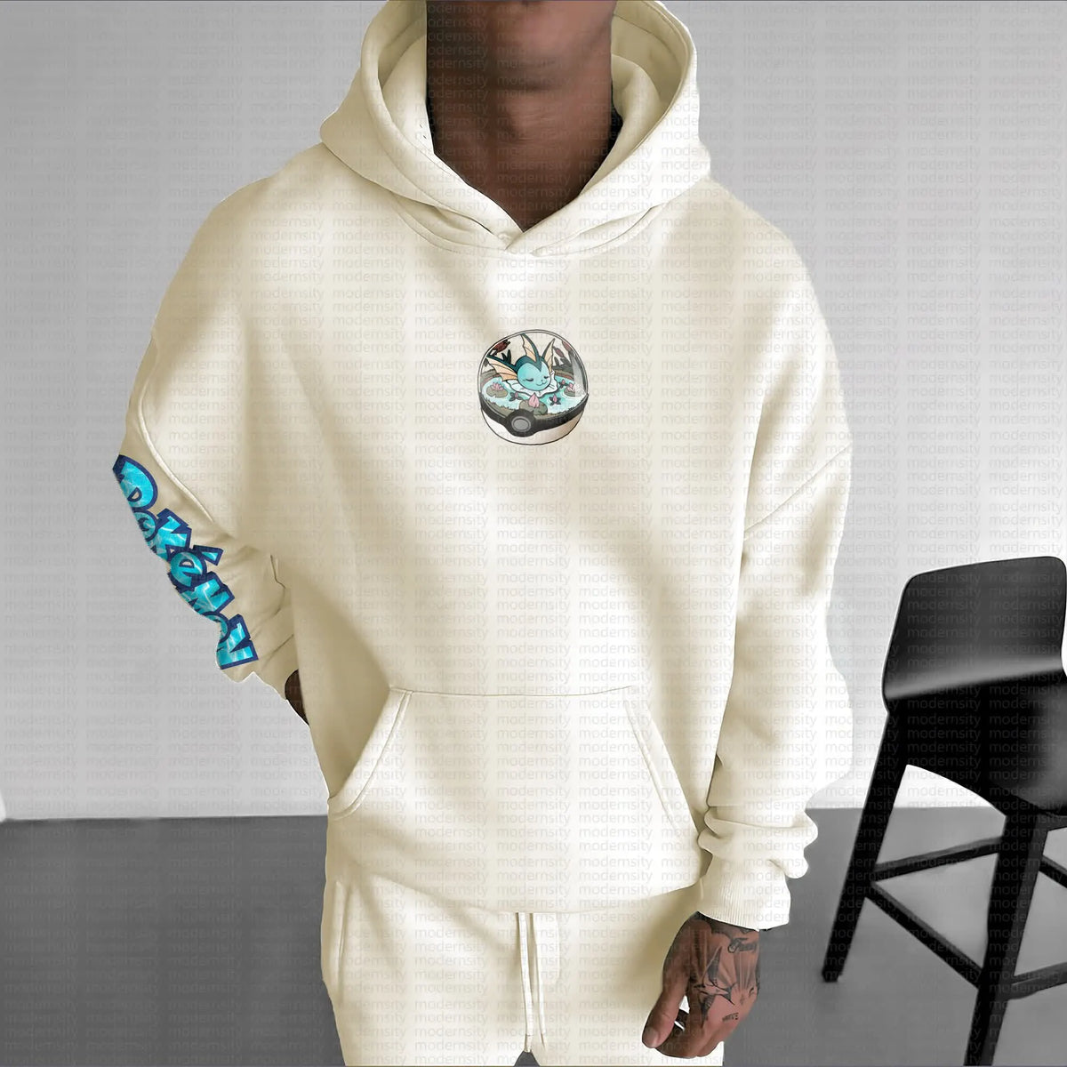 PKM-Unisex Anime Graphic Streetwear Vintage Hoodie