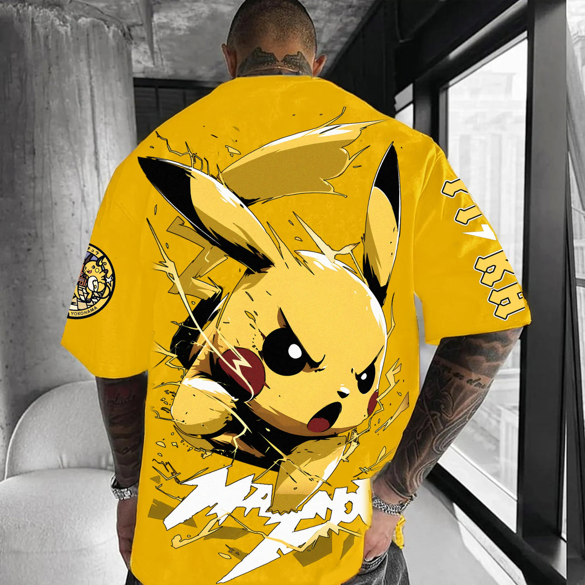 PKM-Unisex Anime Inspired Vintage T-Shirt