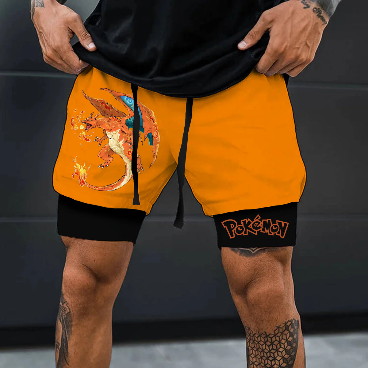 PKM-Unisex Casual Anime Streetwear Shorts