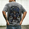 MK-Unisex Anime Inspired Vintage Washed T-Shirt