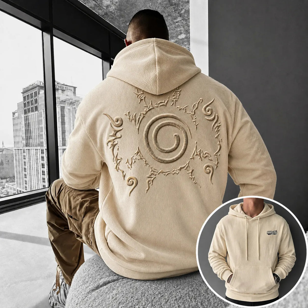 NINDO Unisex Anime-print Hoodie