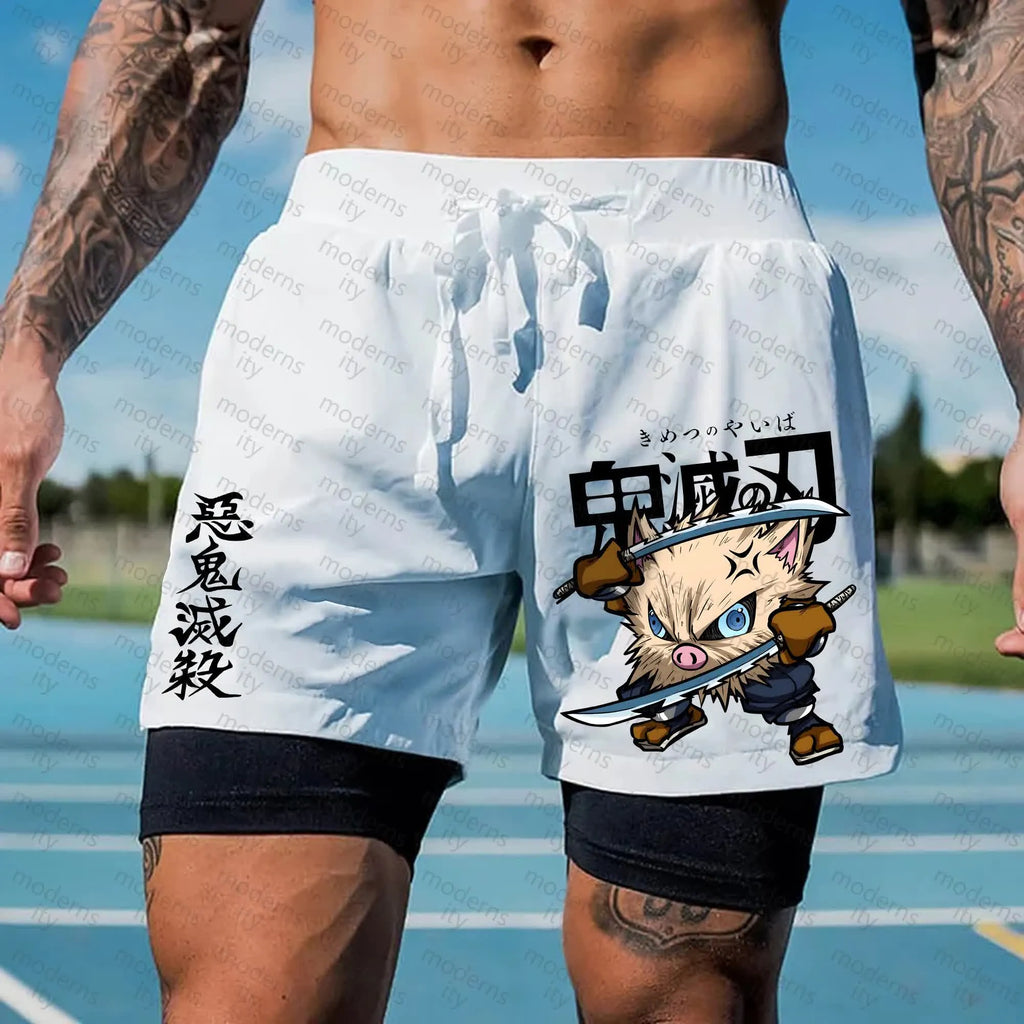 PKM-Unisex Casual Anime Streetwear Shorts