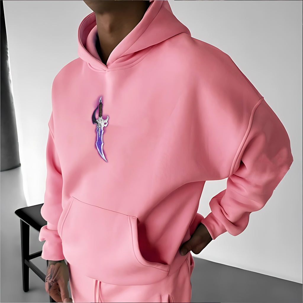 SL-Unisex Anime Graphic Streetwear Vintage Hoodie