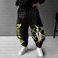 PKM-Unisex Anime Inspired Vintage Pants