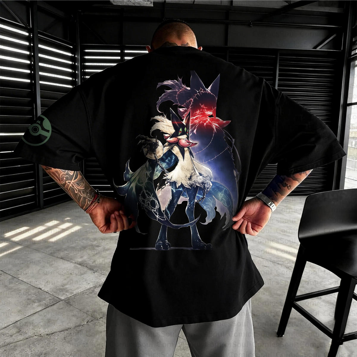 PKM-Unisex Anime Inspired Vintage T-Shirt