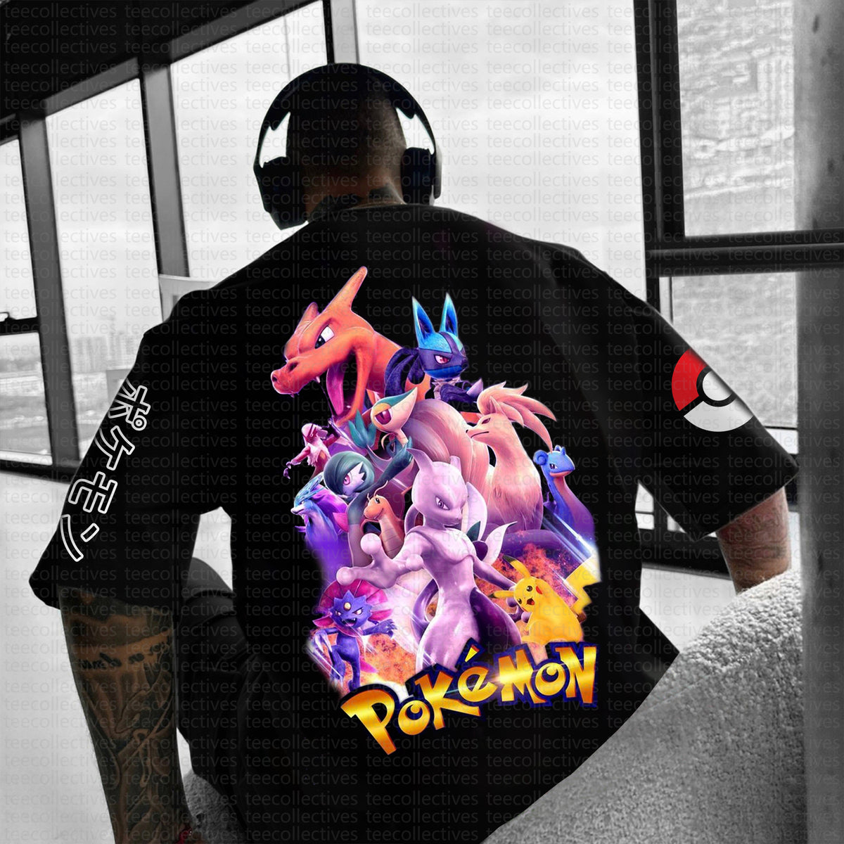 PKM-Unisex  Anime Inspired Vintage T-Shirt