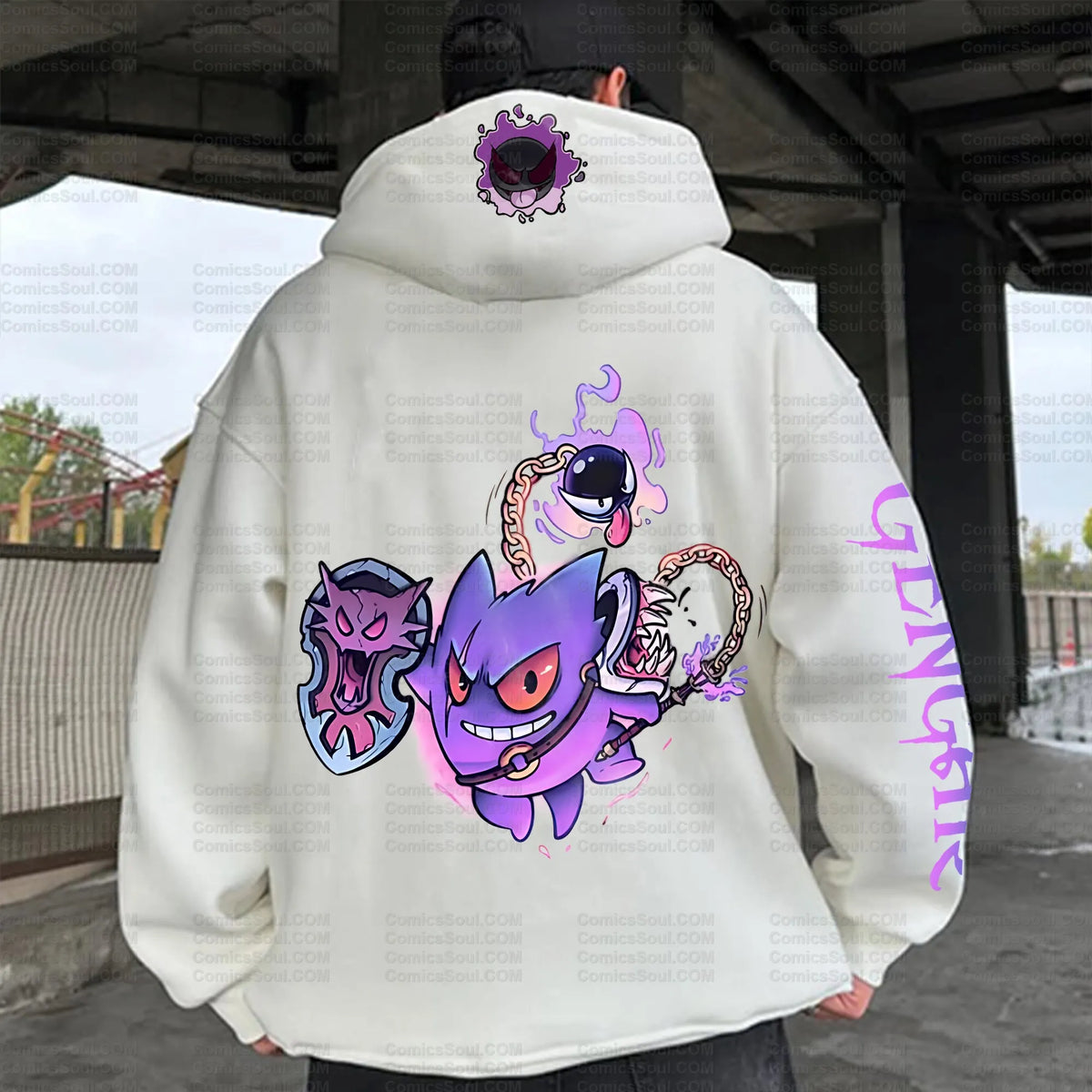 PKM-Unisex Graphic Streetwear Vintage Plush Hoodie
