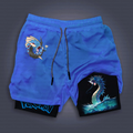 PKM-Unisex Casual Anime Style Shorts