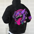 PKM-Unisex Anime Graphic Water wash Streetwear Vintage Hoodie