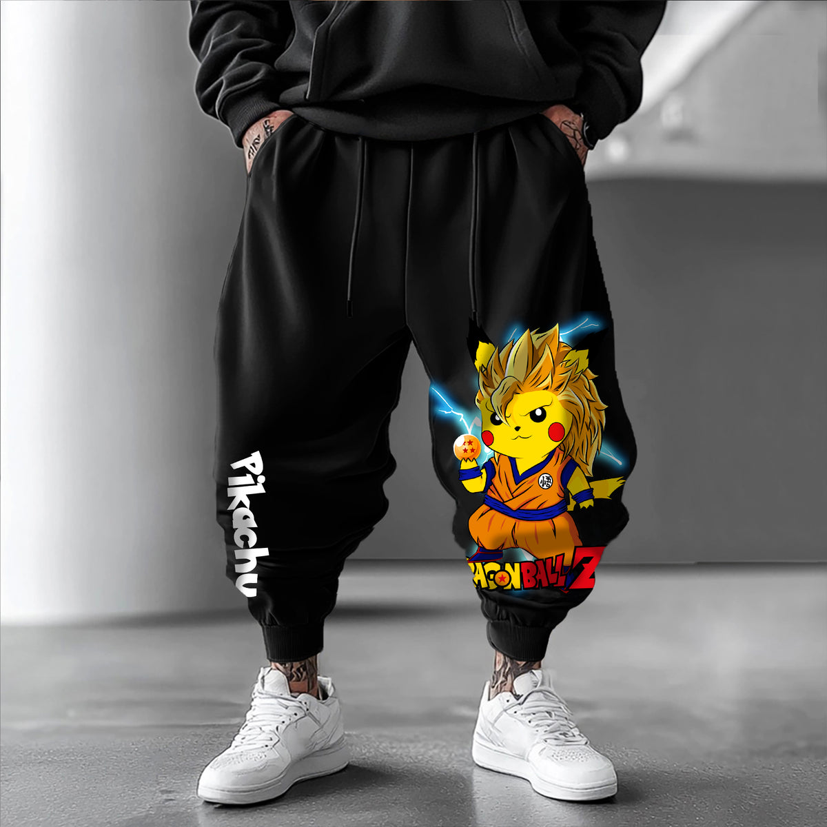 PKM-Unisex Anime Inspired Vintage Pants丨Pikachu