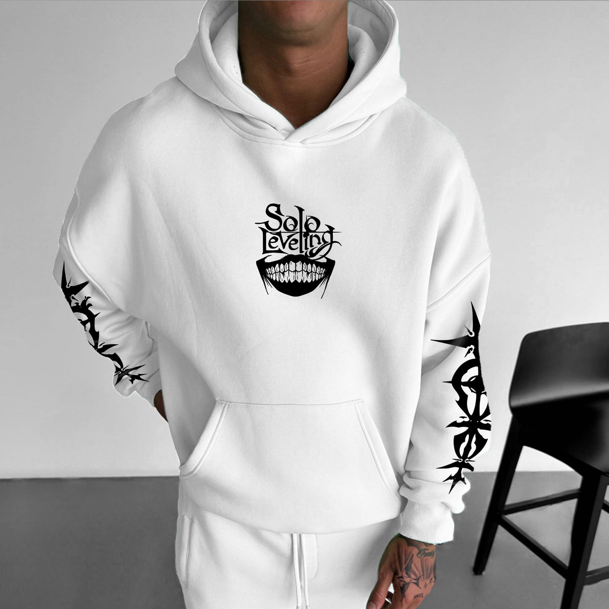 SL-Unisex Anime Graphic Streetwear Vintage Hoodie