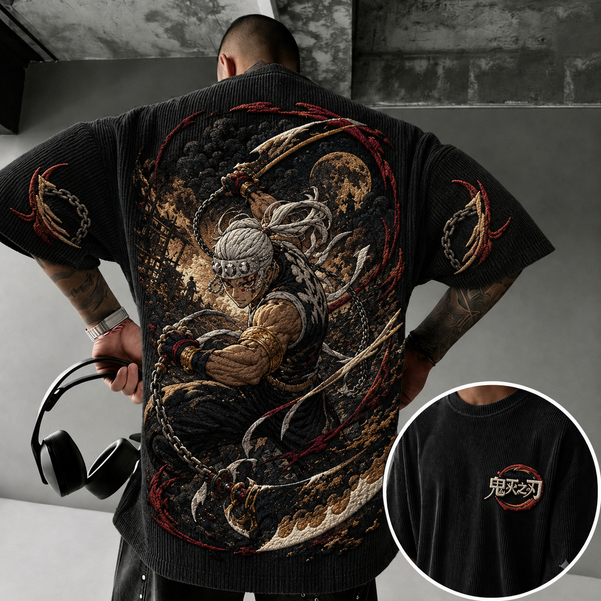 KNY Vintage Anime Print T-shirt