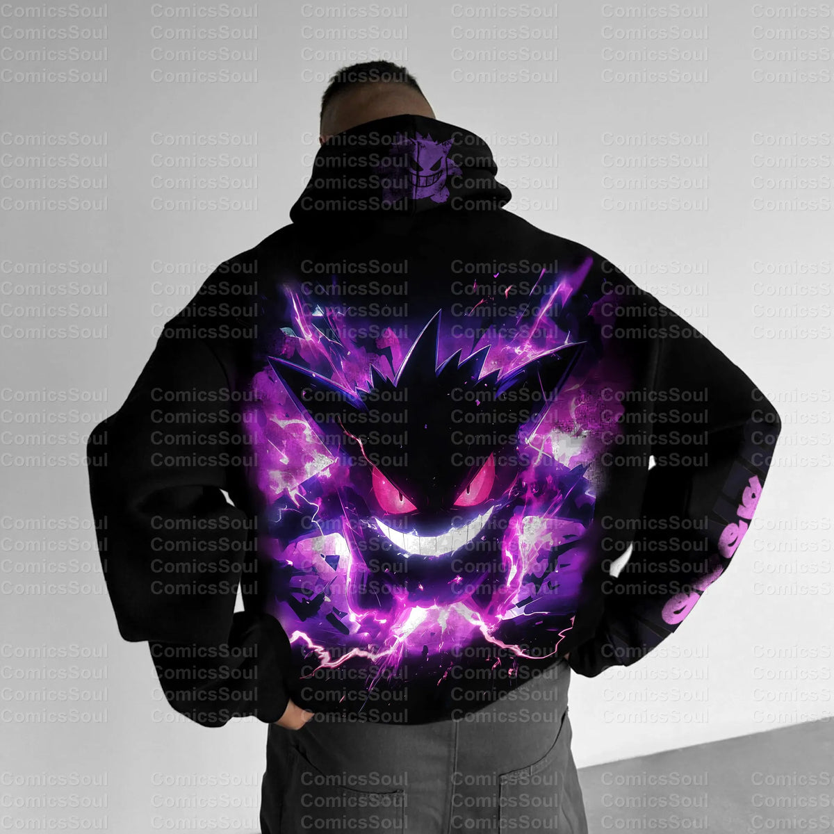 PKM-Unisex Anime Graphic Streetwear Vintage Hoodie