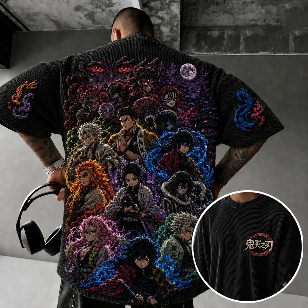 KNY Vintage Anime Print T-shirt