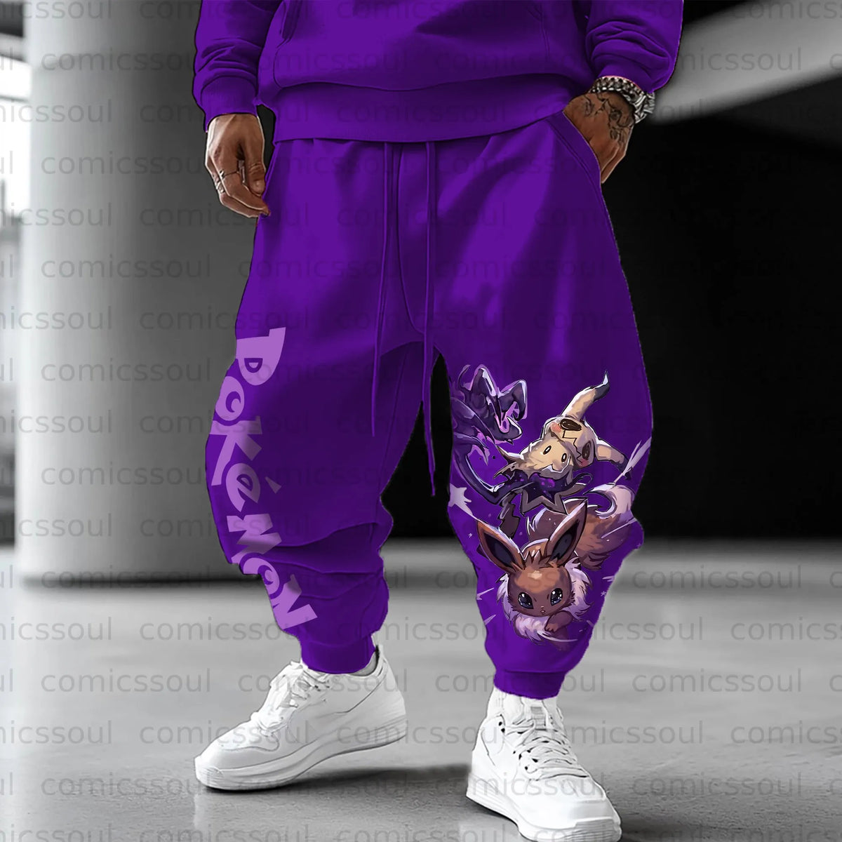 PKM-Unisex Anime Inspired Vintage Pants