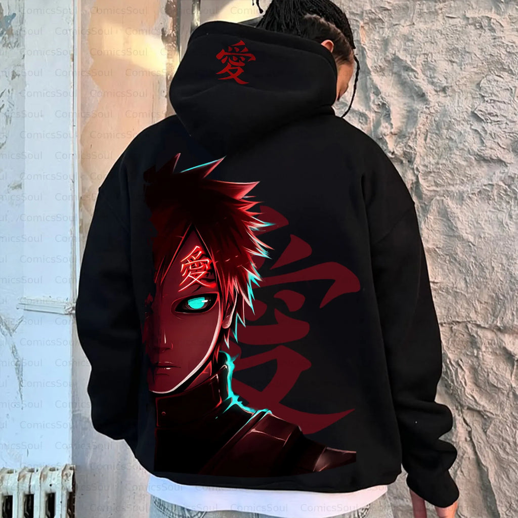 PKM-Unisex Graphic Streetwear Vintage Plush Hoodie