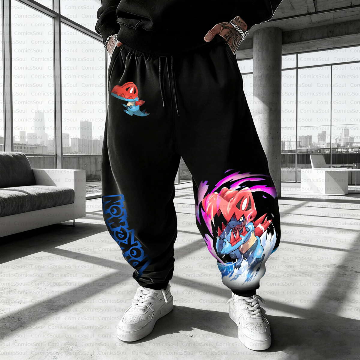 PKM-Unisex Casual Anime Streetwear Pant