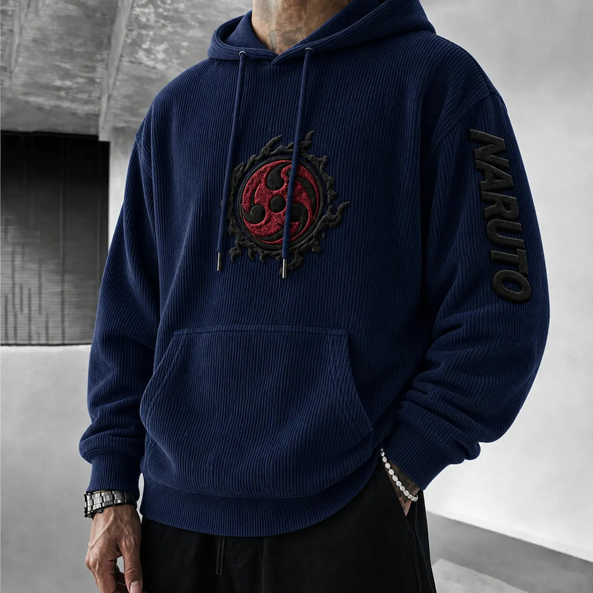 NINDO Unisex Anime-print Hoodie