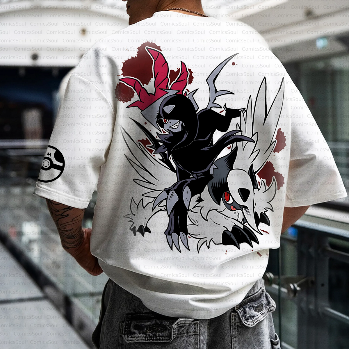PKM-Unisex Anime Inspired Vintage T-Shirt