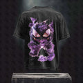 PKM-Unisex Anime Inspired Vintage Washed T-Shirt
