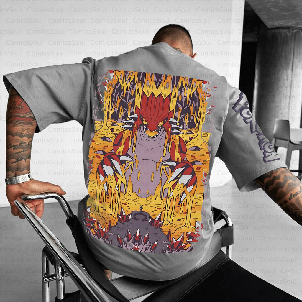 PKM-Unisex Anime Inspired Vintage T-Shirt