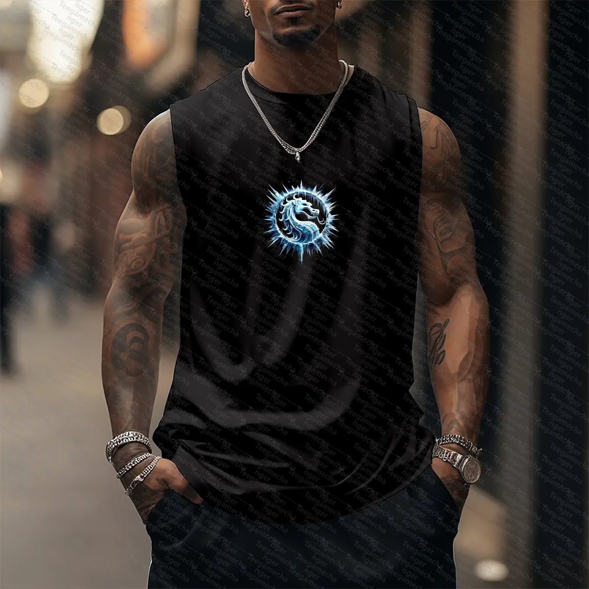 MK-Unisex Casual   Tank Top
