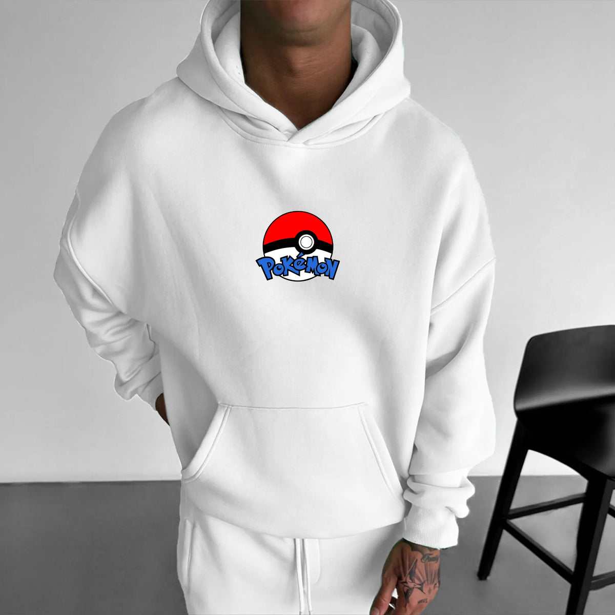 PKM-Unisex Anime Graphic Streetwear Vintage Hoodie