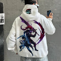 SL-Unisex Anime Inspired Vintage Plush Hoodie