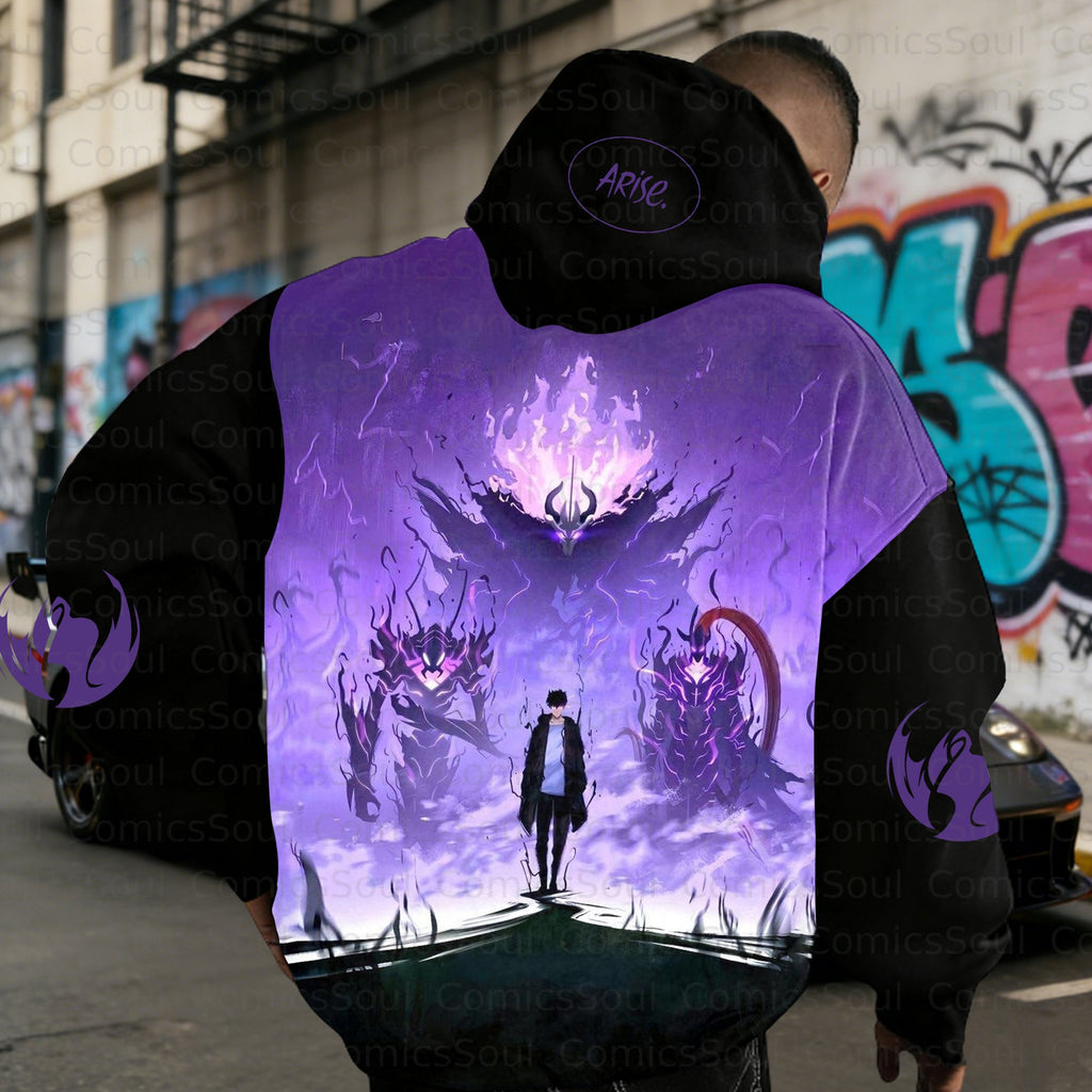 SL-Unisex Graphic Streetwear Vintage Plush  Hoodie