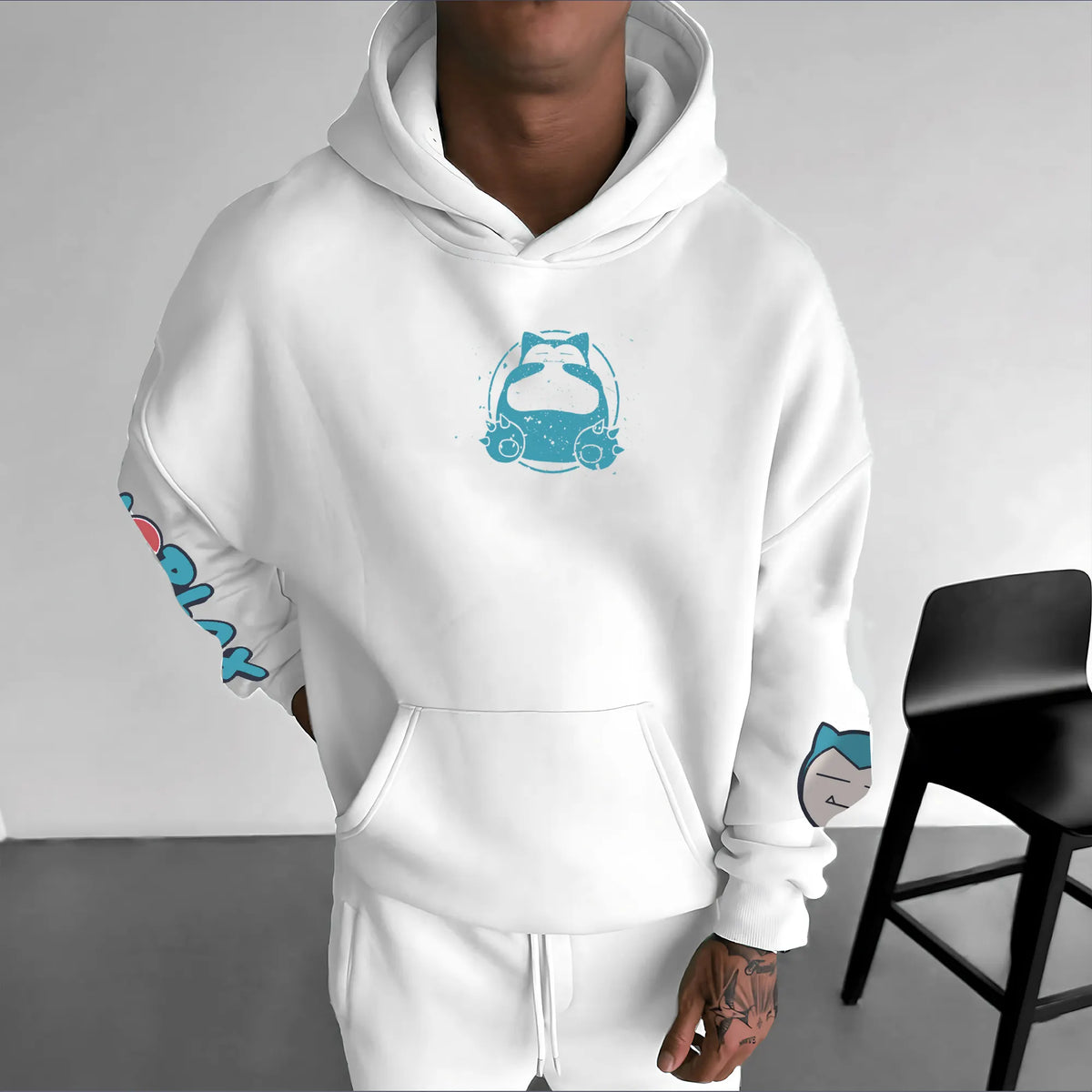 PKM-Unisex Anime Graphic Streetwear Vintage Hoodie