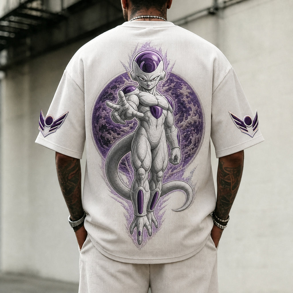 Dragon Ball Unisex Short-Sleeve Corduroy T-Shirt With Anime Print