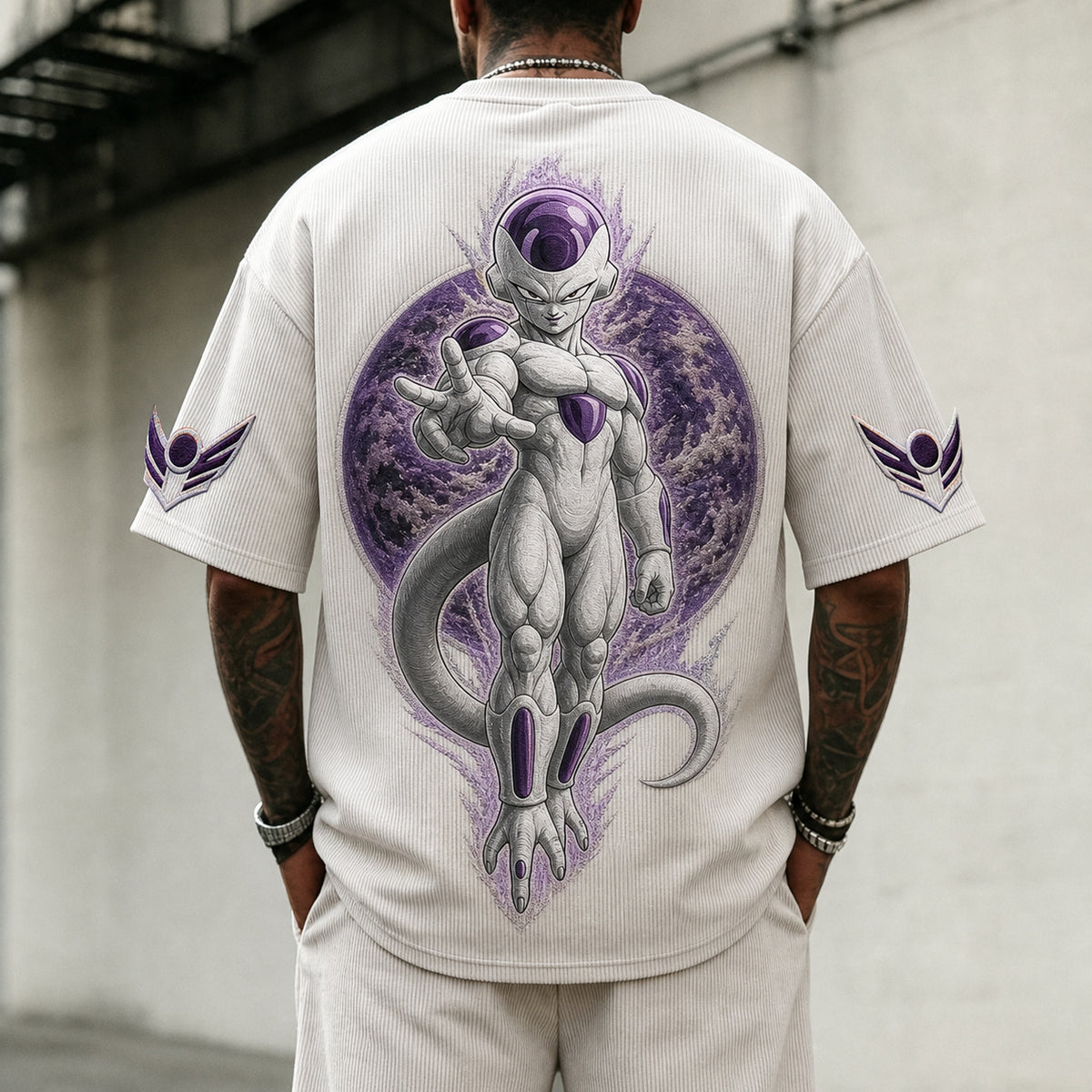 Dragon Ball Unisex Short-Sleeve Corduroy T-Shirt With Anime Print