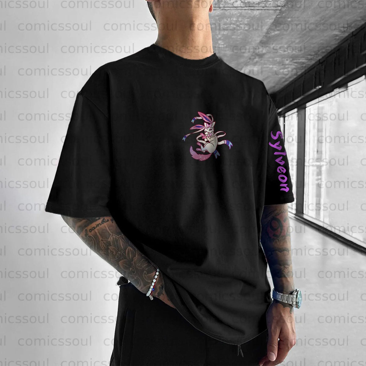 PKM-Unisex Anime Inspired Vintage T-Shirt