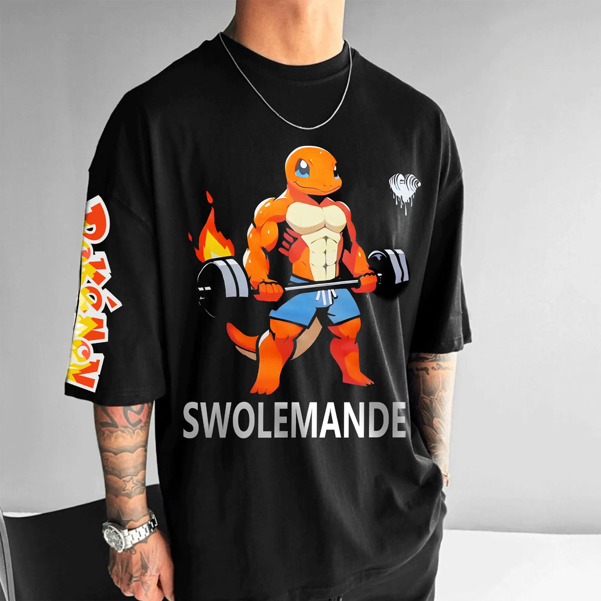 PKM-Unisex Anime Inspired Vintage T-Shirt