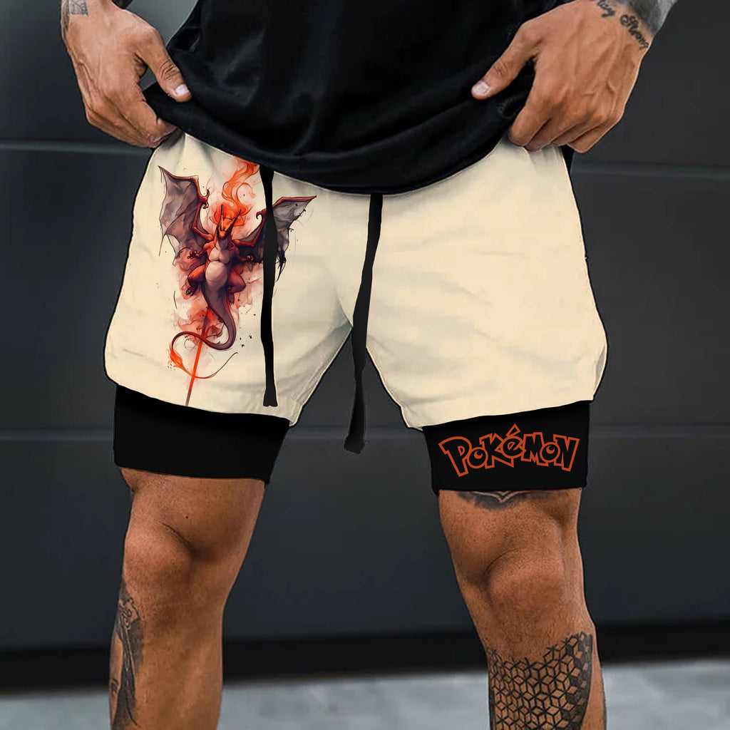 PKM-Unisex Casual Anime Streetwear Shorts