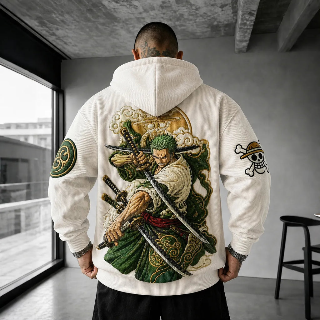 One Piece Unisex Anime-print Hoodie