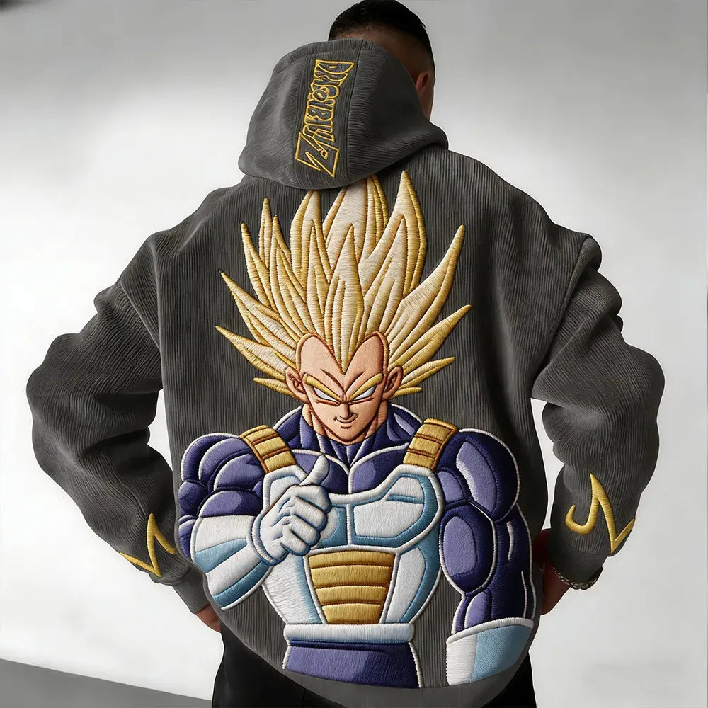 Dragon Ball Color Blocked Plush Hoodie