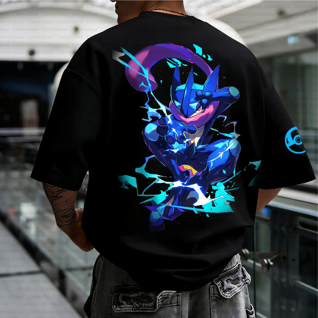 PKM-Unisex Anime Inspired Vintage T-Shirt