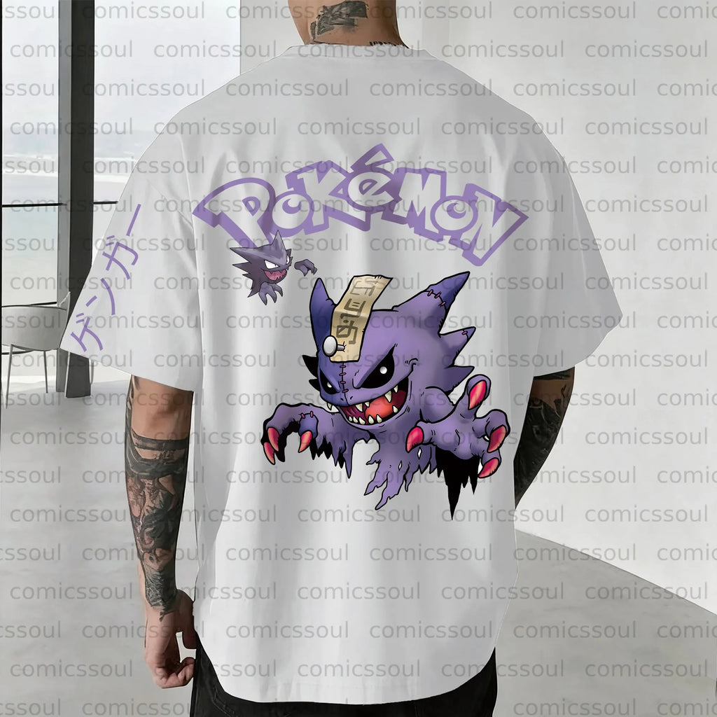 PKM-Unisex Anime Inspired Vintage T-Shirt