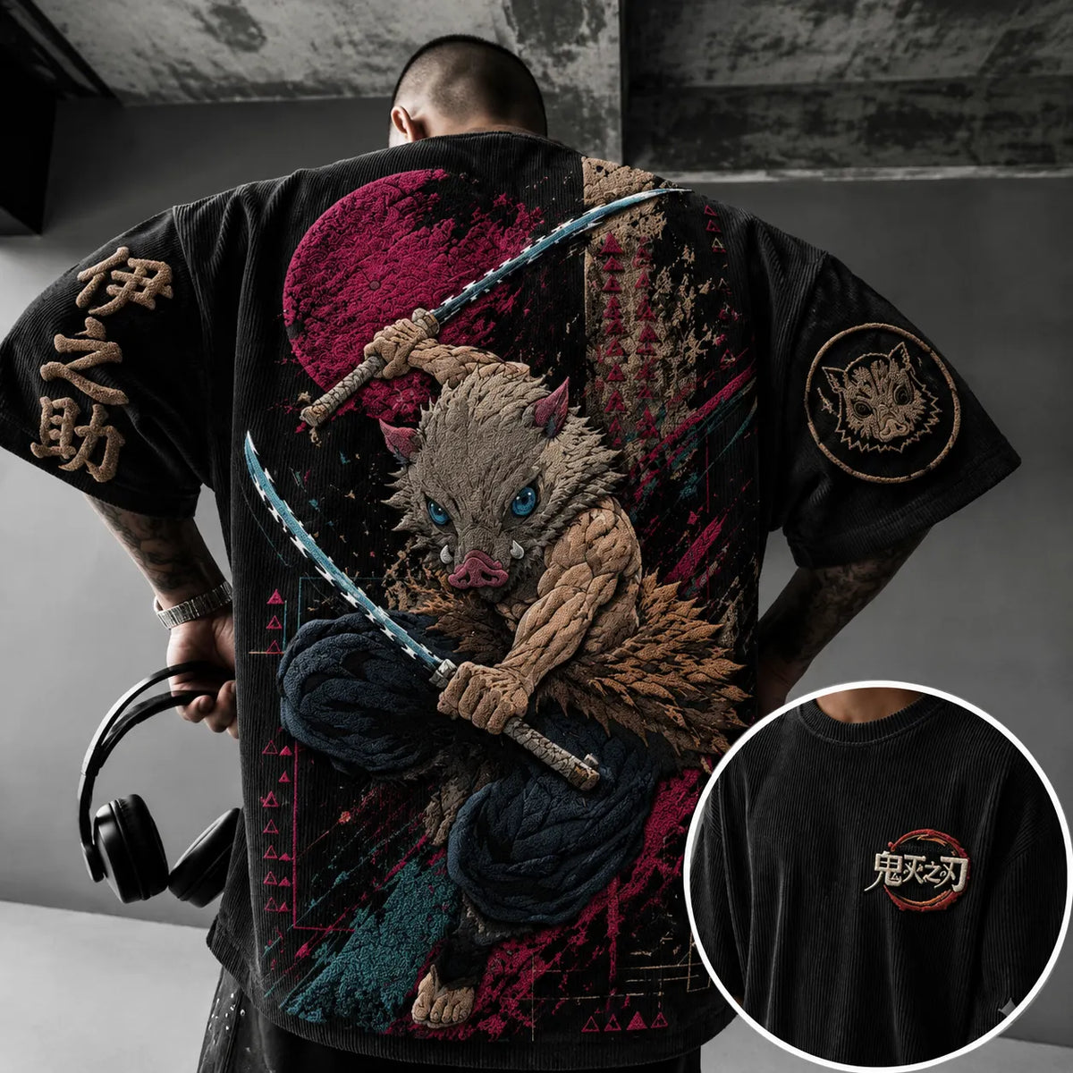KNY Vintage Anime Print T-shirt