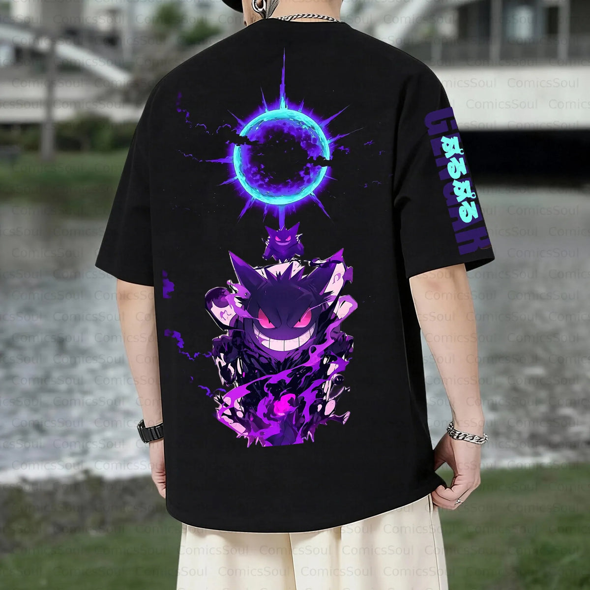 PKM-Unisex Anime Inspired Vintage T-Shirt