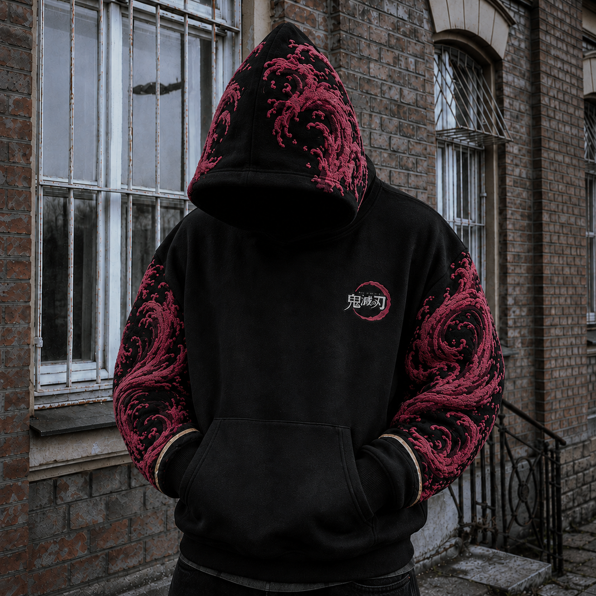 KNY Vintage Anime Print Hoodie