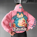 PKM-Unisex Anime Graphic Streetwear Vintage Hoodie