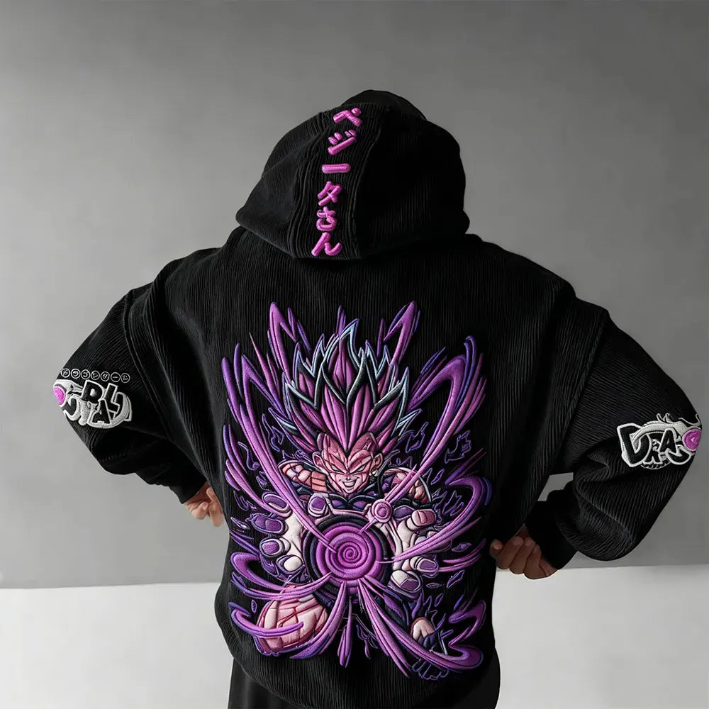 Dragon Ball Color Blocked Plush Hoodie
